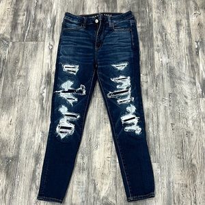 American eagle super stretch size 8